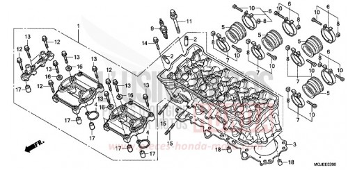 CULASSE CBF1000FAC de 2012